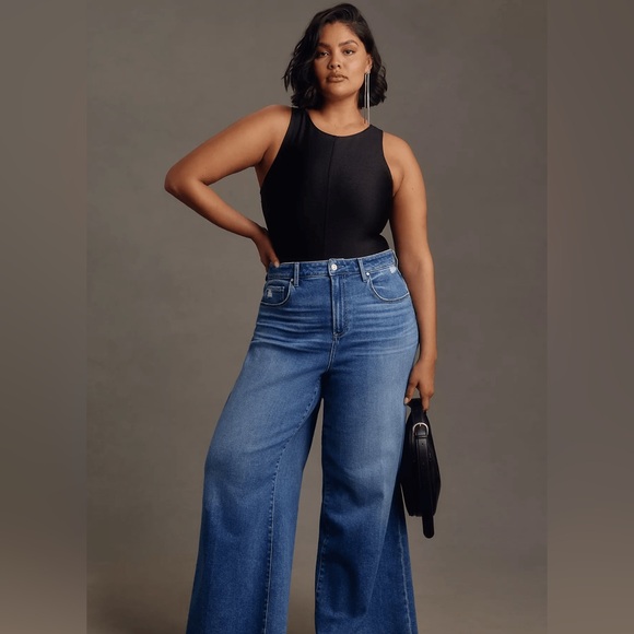 PAIGE Denim - Paige NWT Anessa Ankle Wide Leg Jeans Sz 20W